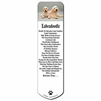Labradoodle Dog Bookmark, Book mark, Printed full colour