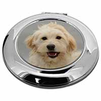 Labradoodle Dog Make-Up Round Compact Mirror