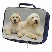 Labradoodle Dog Navy Insulated School Lunch Box/Picnic Bag