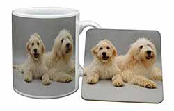 Labradoodle Dog Mug and Coaster Set