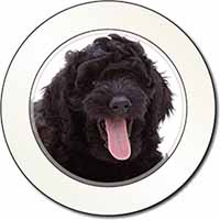 Black Labradoodle Dog Car or Van Permit Holder/Tax Disc Holder