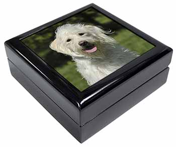 White Labradoodle Dog Keepsake/Jewellery Box