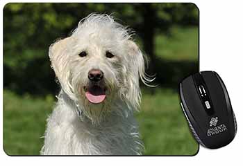 White Labradoodle Dog Computer Mouse Mat