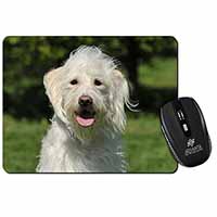 White Labradoodle Dog Computer Mouse Mat