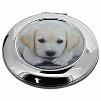 Labrador Puppy Make-Up Round Compact Mirror