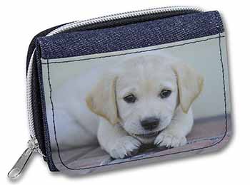 Labrador Puppy Unisex Denim Purse Wallet