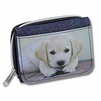 Labrador Puppy Unisex Denim Purse Wallet
