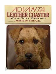 Lakeland Terrier Dog Single Leather Photo Coaster