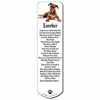 Lurcher Dog Bookmark, Book mark, Printed full colour