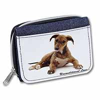 Lurcher Dog-With Love Unisex Denim Purse Wallet