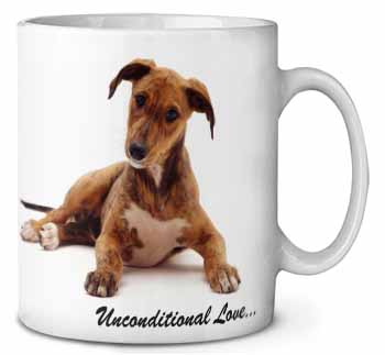 Lurcher Dog-With Love Ceramic 10oz Coffee Mug/Tea Cup