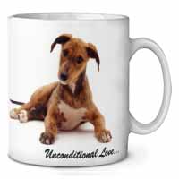 Lurcher Dog-With Love Ceramic 10oz Coffee Mug/Tea Cup