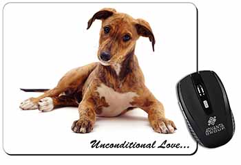 Lurcher Dog-With Love Computer Mouse Mat