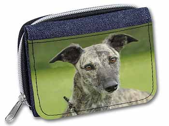 Lurcher Dog Unisex Denim Purse Wallet