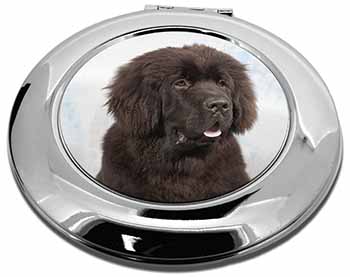 Newfoundland Dog Make-Up Round Compact Mirror