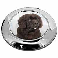 Newfoundland Dog Make-Up Round Compact Mirror
