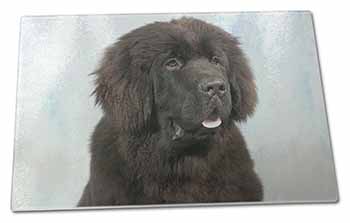 Large Glass Cutting Chopping Board Newfoundland Dog