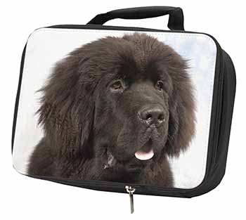 Newfoundland Dog Black Insulated School Lunch Box/Picnic Bag