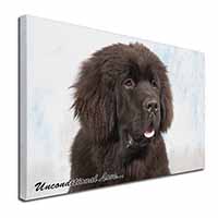 Newfoundland Dog-With Love Canvas X-Large 30"x20" Wall Art Print