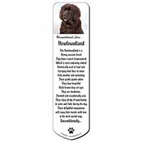 Newfoundland Dog-With Love Bookmark, Book mark, Printed full colour