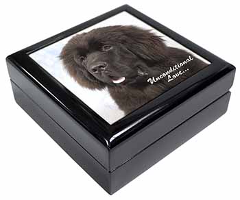 Newfoundland Dog-With Love Keepsake/Jewellery Box