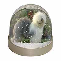 Old English Sheepdog Snow Globe Photo Waterball