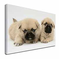 Pugzu Dog Canvas X-Large 30"x20" Wall Art Print