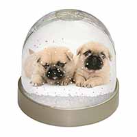 Pugzu Dog Snow Globe Photo Waterball