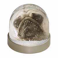 Cute Pug Dog Snow Globe Photo Waterball