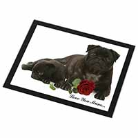 Black Pugs+Rose 