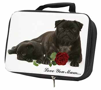 Black Pugs+Rose 