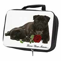 Black Pugs+Rose 