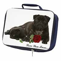 Black Pugs+Rose 