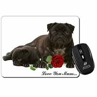 Black Pugs+Rose 