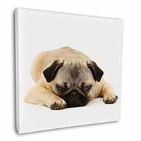 Pug Dog Square Canvas 12"x12" Wall Art Picture Print