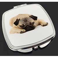 Pug Dog Make-Up Compact Mirror