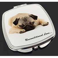 Pug Dog-With Love Make-Up Compact Mirror