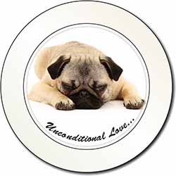 Pug Dog-With Love Car or Van Permit Holder/Tax Disc Holder