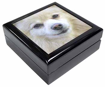 Japanese Spitz Dog Keepsake/Jewellery Box