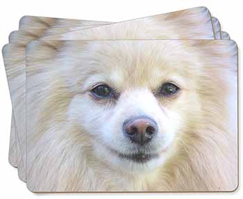 Japanese Spitz Dog Picture Placemats in Gift Box