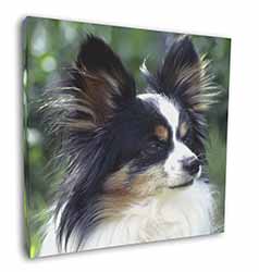 Papillon Dog Square Canvas 12"x12" Wall Art Picture Print