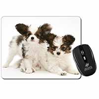 Papillon Dogs Computer Mouse Mat