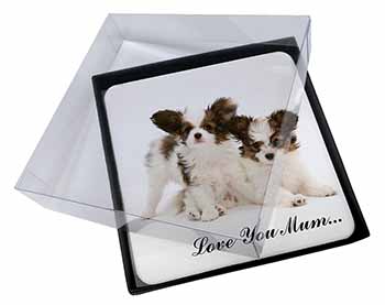 4x Papillon Dogs 