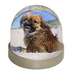 Pekingese Dog Snow Globe Photo Waterball
