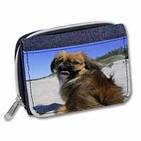 Pekingese Dog Unisex Denim Purse Wallet