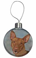 Pharaoh Hound Dog Christmas Tree Bauble with full colour print as shown - Advant