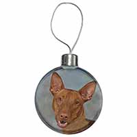 Pharaoh Hound Dog Christmas Tree Bauble with full colour print as shown - Advanta Group®