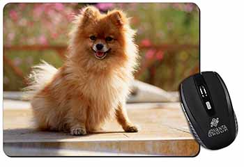 Pomeranian Dog on Decking Computer Mouse Mat