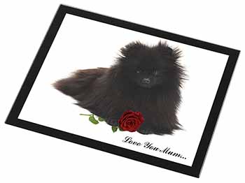 Pomeranian Dog+Rose 