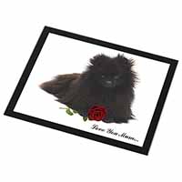 Pomeranian Dog+Rose 